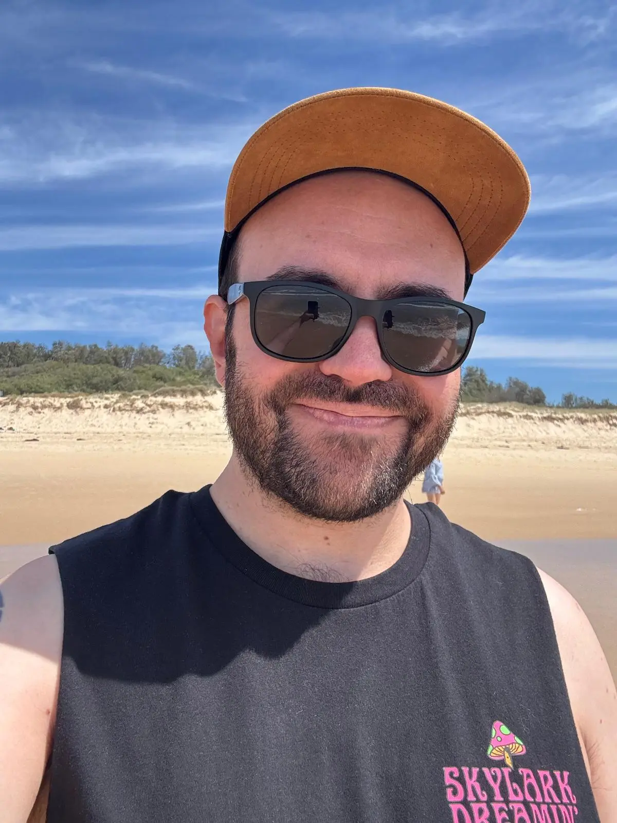 Nick at the beach