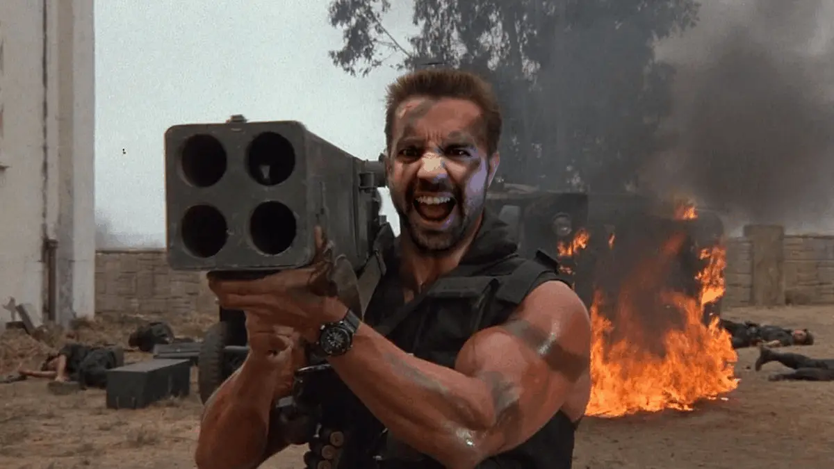 Nick as Arnold in Commando