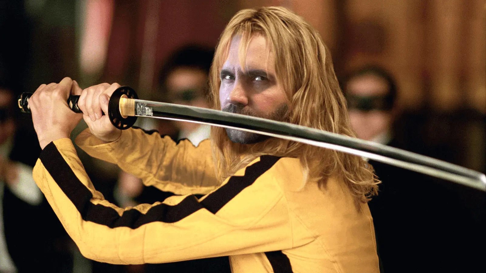 Nick as the main character from Kill Bill