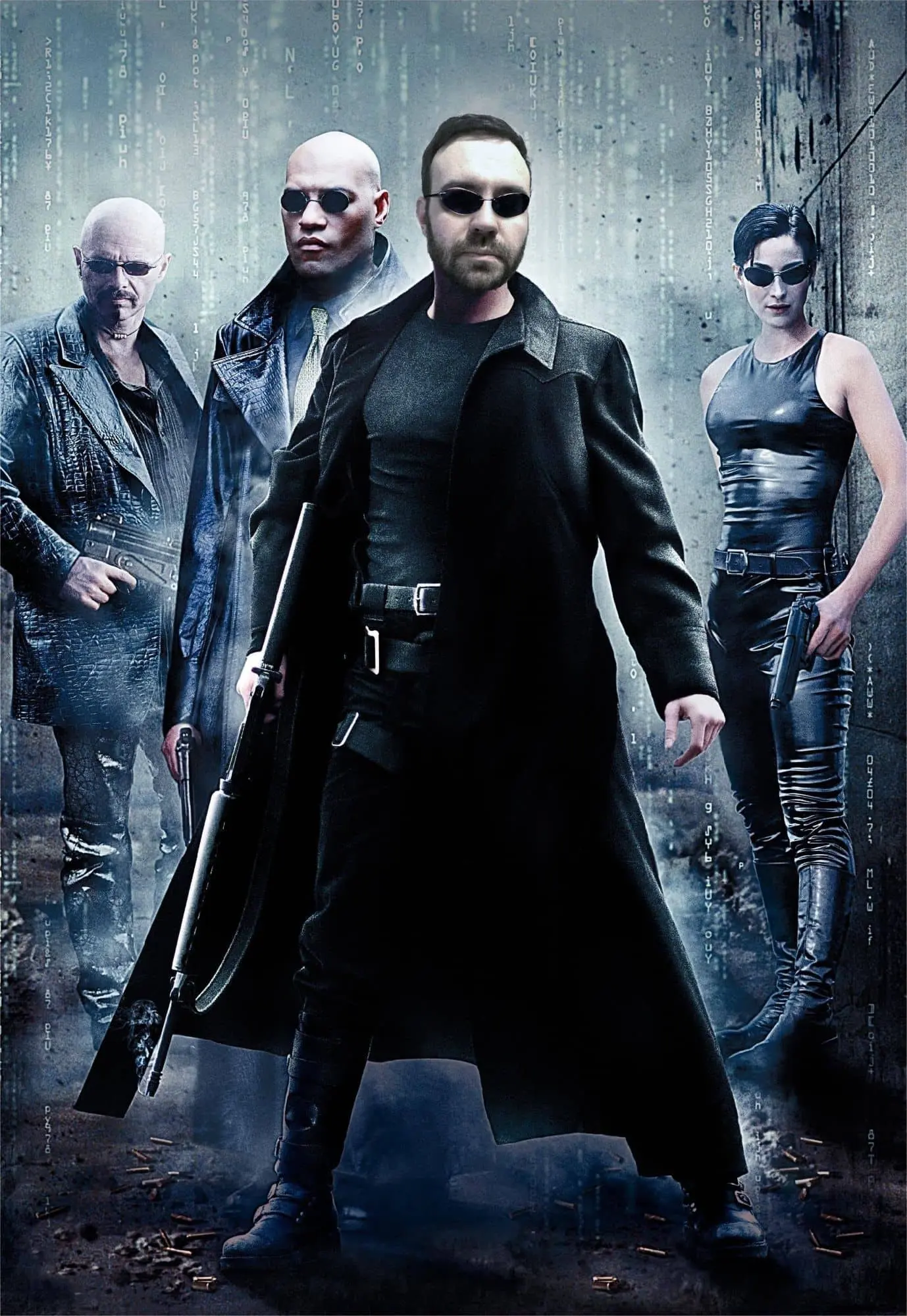 Nick as Neo from the Matrix