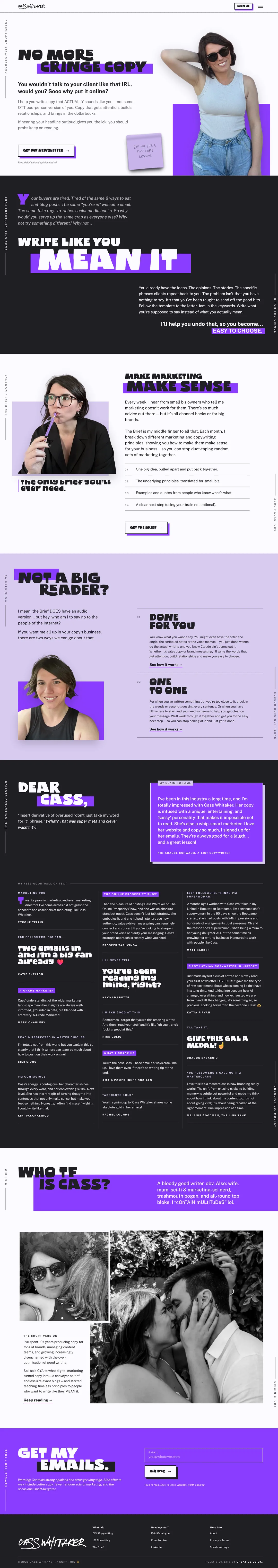 Cass Whitaker's home page