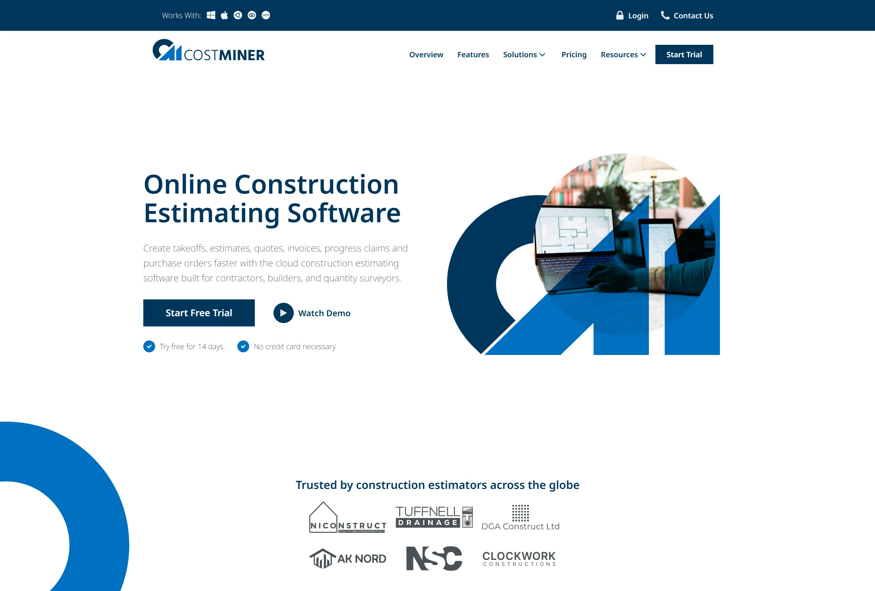 Costminer — site preview